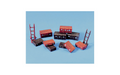 Peco Model Scene 5062 Trunks Suitcases and Trolley 'Sack Truck' OO/HO Scale