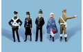 Peco Model Scene 5123 Public Services Personnel OO/HO Scale