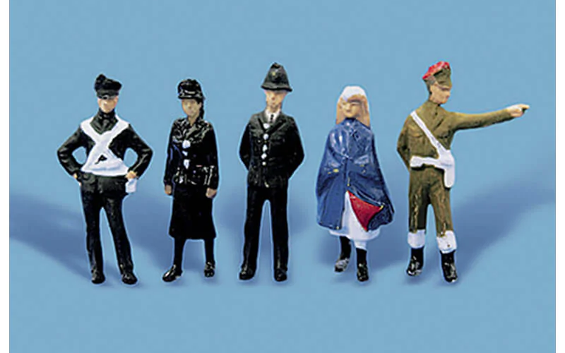 Peco Model Scene 5123 Public Services Personnel OO/HO Scale