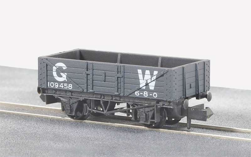 Peco Quality Line Wagons NR-40W 5 Plank Wagon GW Dark Grey N Scale