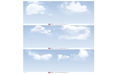 Peco SKP-03 Sky & Clouds Photographic Backscene