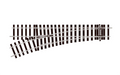 Peco Setrack ST-U751 Unifrog Left Hand Turnout Code 124 O Scale