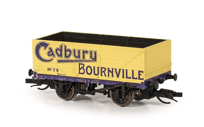 Peco Quality Line Wagons TTR-7014P 7 Plank Open Wagon Cadbury Bourneville TT Scale