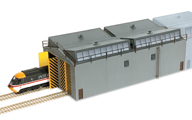 Peco Lineside Kit LK-80 Train Shed/Locomotive Depot/Engine Shed OO/HO Scale