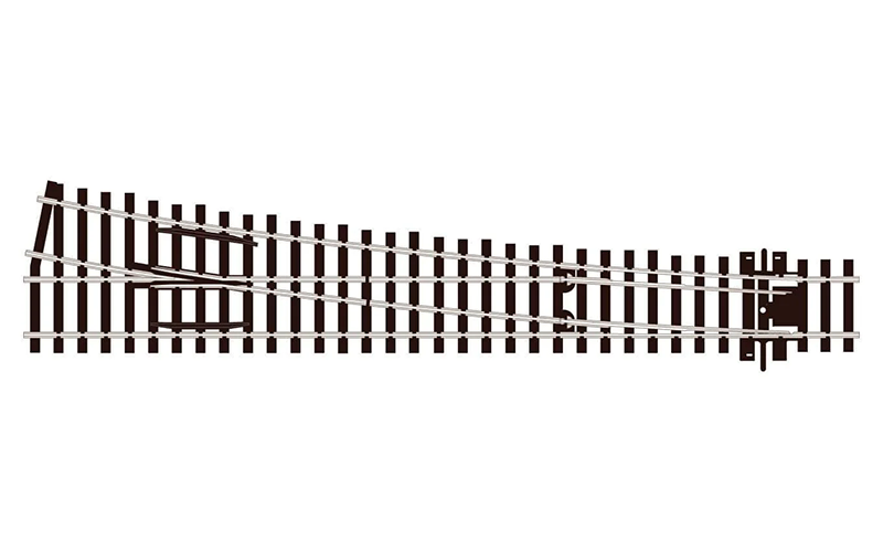 Peco Streamline SL-E188 Right Hand Turnout Large Radius Code 75 HO/OO Scale