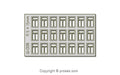 Proses W-008 Laser-Cut Doors Windows Structures HO/OO Scale