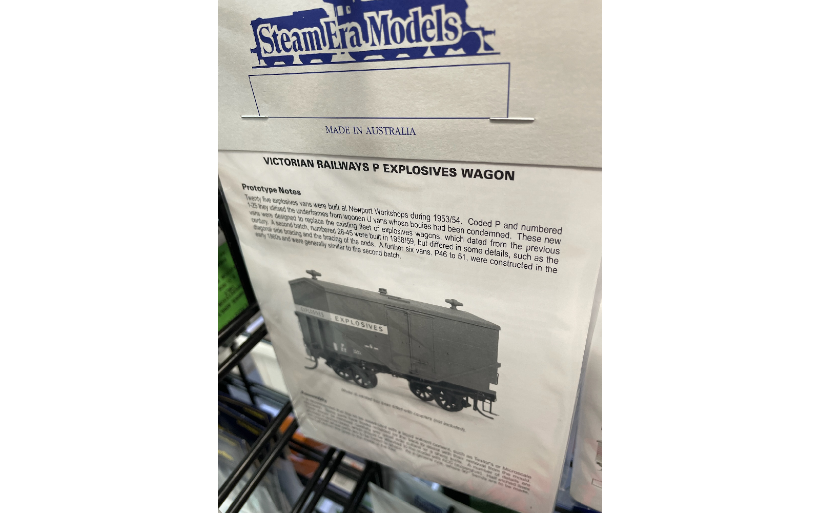 Steam Era Models R23 P Explosives Van Kit HO Scale