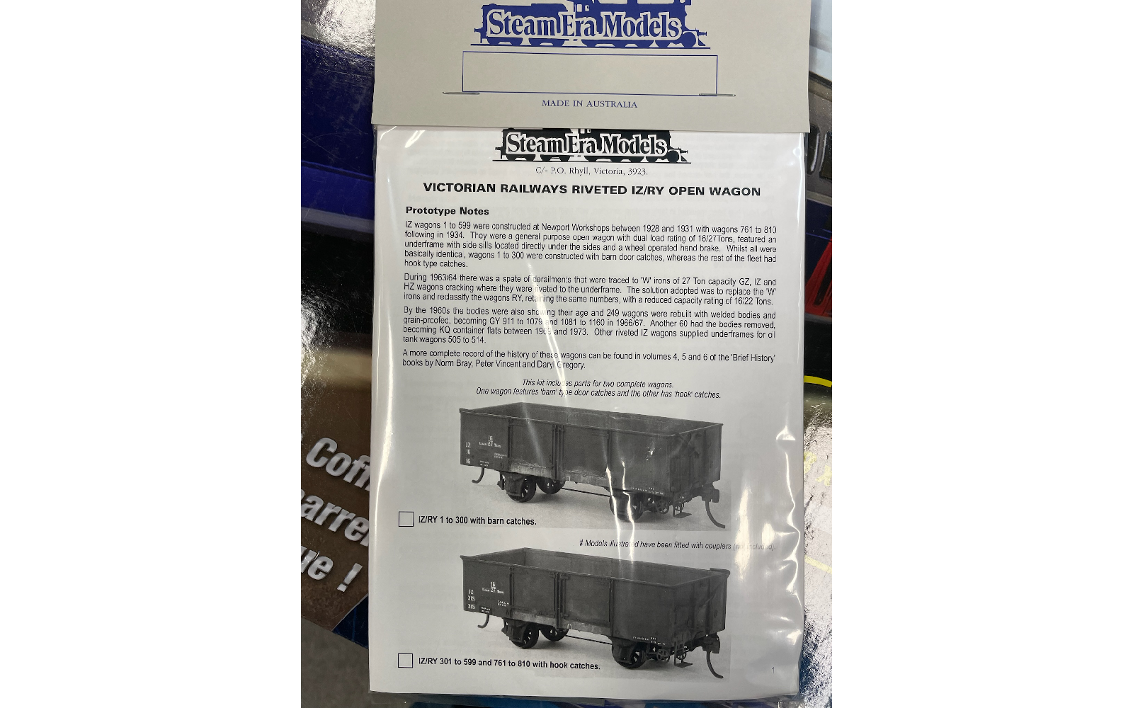 Steam Era Models R28 Riveted IZ Open Wagon Dual Combination Kit for Two Wagons Kit HO Scale