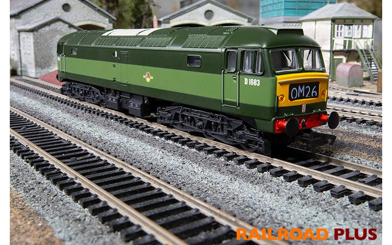 Hornby R30182TXS RailRoad BR (Deltic) BR Class 47 Co-Co D1683 Era 6 DCC Sound Fitted OO Scale