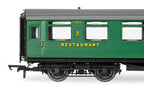 Hornby R40221 SR Maunsell Dining Saloon Comp 7844 Era 3 OO Scale