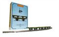 Hornby R60014 Flat Bed Wagon Pack containing 3 x Flat Bed Wagons (Stephenson's Rocket) OO Scale