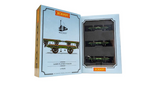 Hornby R60014 Flat Bed Wagon Pack containing 3 x Flat Bed Wagons (Stephenson's Rocket) OO Scale