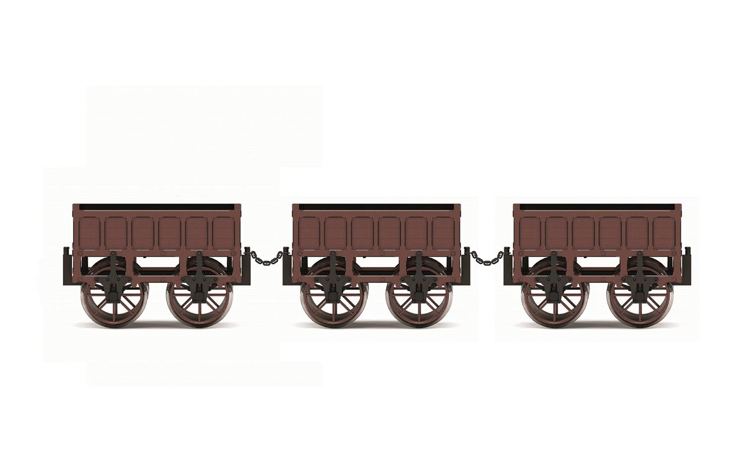 Hornby R60164 L&MR Coal Wagon Pack OO Scale