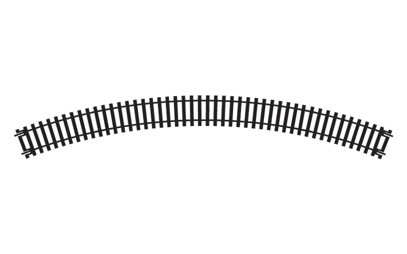 Hornby R607 2nd Radius Curve 45º 438mm HO Scale