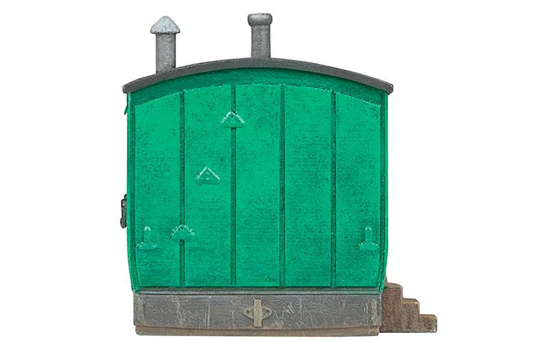 Hornby R7376 Grounded 6 Wheel Coach Summer House OO Scale