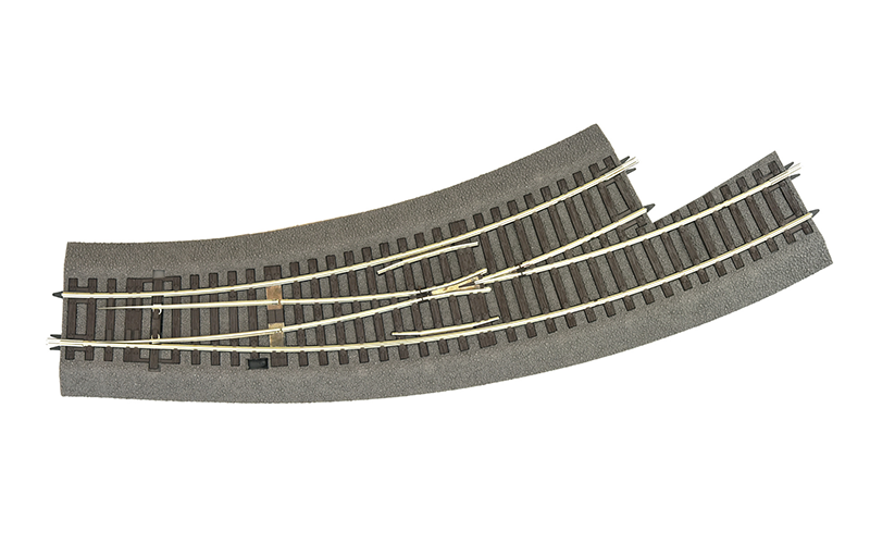 Roco 42572 Curved Turnout Left BWl3/4 HO Scale