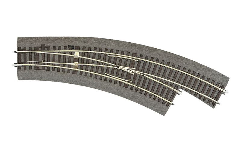 Roco 42573 Curved Turnout Right BWl3/4 HO Scale