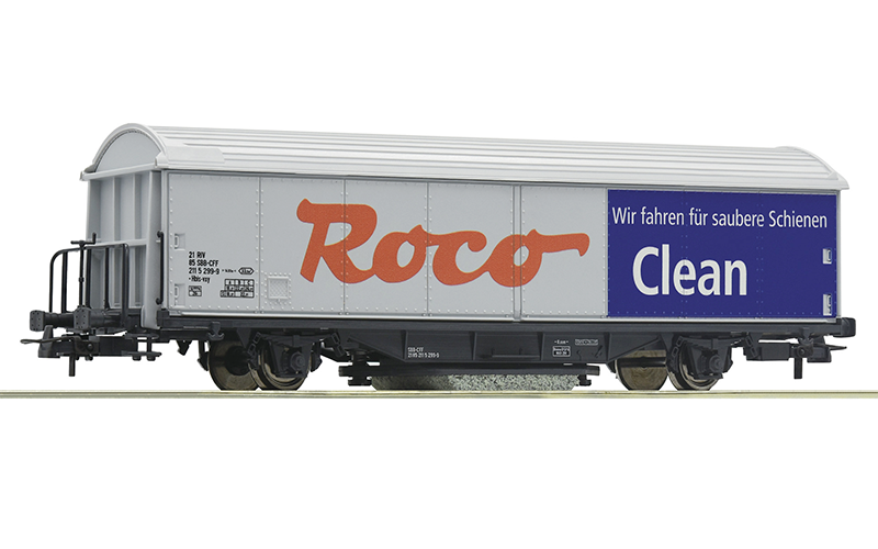 Roco 46400 ROCO-Clean Track Cleaning Wagon HO Scale