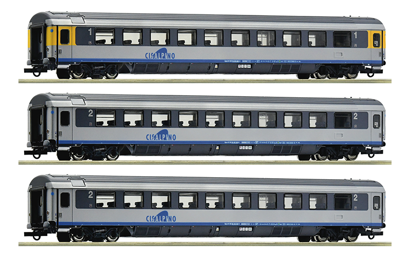 Roco 6200033 3-Piece Set 2: Cisalpino CIS HO Scale