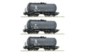 Roco 6600162 3 Piece Set: Tank Wagons VTG/DB HO Scale