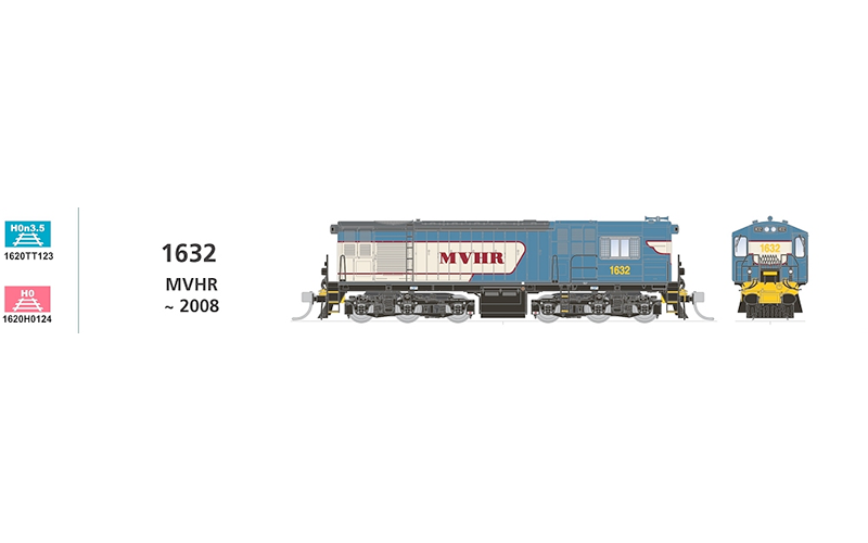 SDS Queensland Railway 1620 Class Locomotive HO / HOn3½ Scale