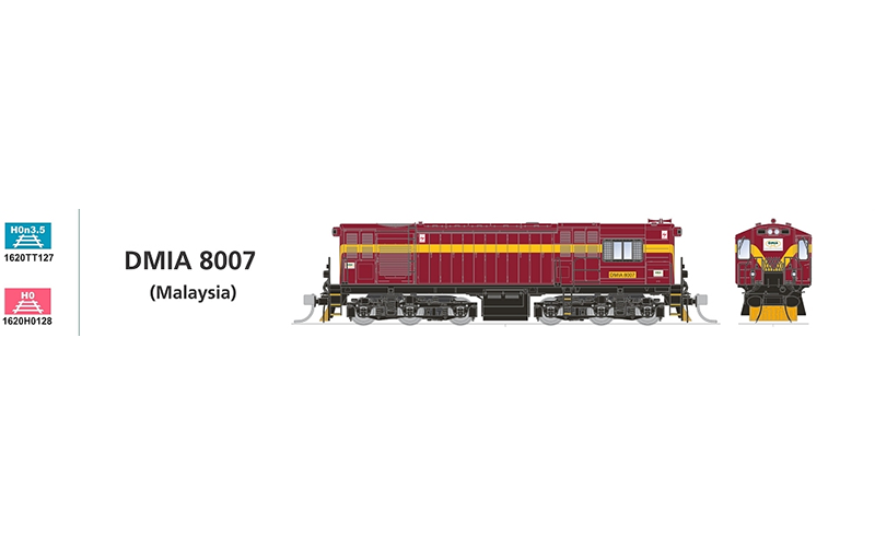 SDS Queensland Railway 1620 Class Locomotive HO / HOn3½ Scale