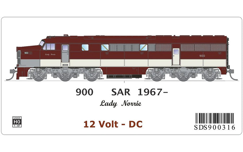 SDS SAR 900 Class HO Scale
