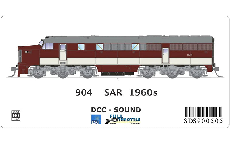 SDS SAR 900 Class HO Scale