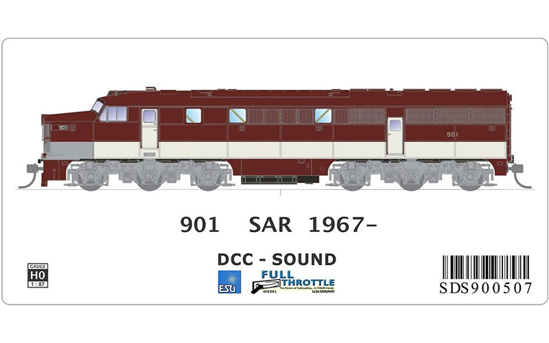 SDS SAR 900 Class HO Scale