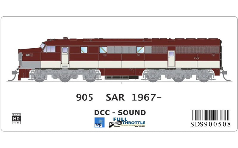 SDS SAR 900 Class HO Scale