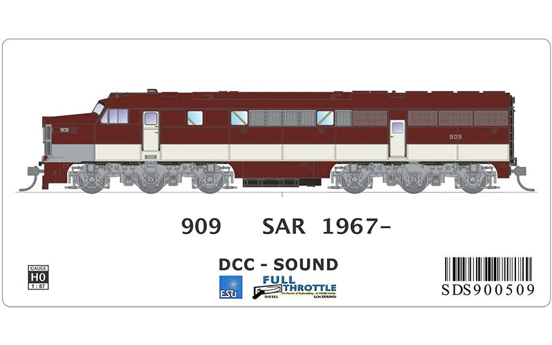 SDS SAR 900 Class HO Scale