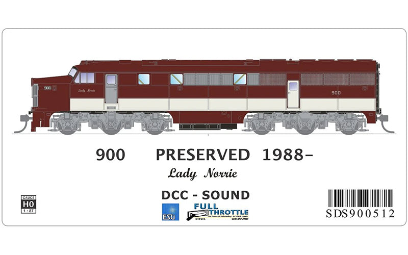 SDS SAR 900 Class HO Scale