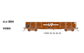 SDS ELX004 VOBX Open Wagon 4-Pack HO Scale