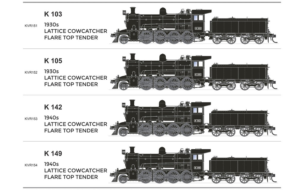 SDS Victorian Railways K Class Locomotive HO Scale