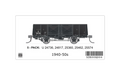 SDS K004 U Wagon 1940-50s 5-Pack HO Scale