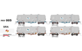 SDS NPRY / NPRF Cement Wagons PRY 005 SRA 80s to Mid 90s HO Scale