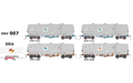 SDS NPRY / NPRF Cement Wagons PRY 007 SRA 80s to Mid 90s HO Scale