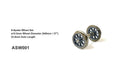 SDS ASW 001 9-Spoke Wheel Set 12 Axles HO Scale