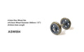 SDS ASW 004 4-Hole Disc Wheel Set 12 Axles HO Scale