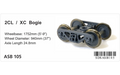 SDS ASB 105 NSW Freight Bogies 2CL/XC Bogie HO Scale