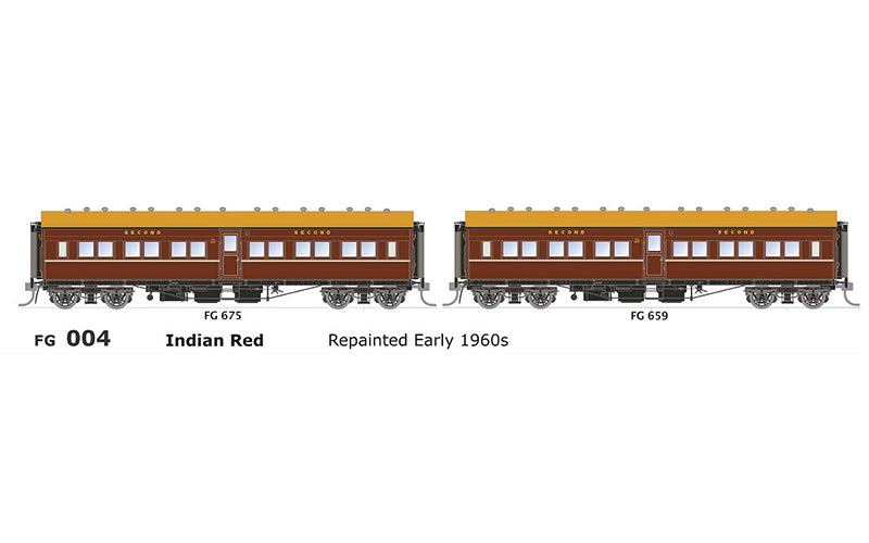 SDS Models NSWGR FG Independent Passenger Cars FG 004 HO Scale