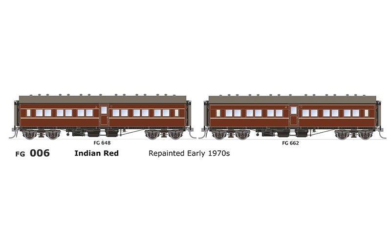 SDS Models NSWGR FG Independent Passenger Cars FG 006 HO Scale