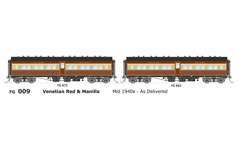 SDS Models NSWGR FG Independent Passenger Cars FG 009 HO Scale