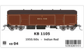 SDS Models NSWGR KB Mail Van KB 04 HO Scale