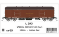 SDS Models NSWGR KB Mail Van KB 05 HO Scale