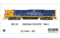 SDS NR Class NR 26 Indian Pacific Mk4 DC HO Scale