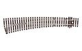 Peco Streamline SL-87 Left Hand Curved Turnout Large Radius Code 100 OO/HO Scale