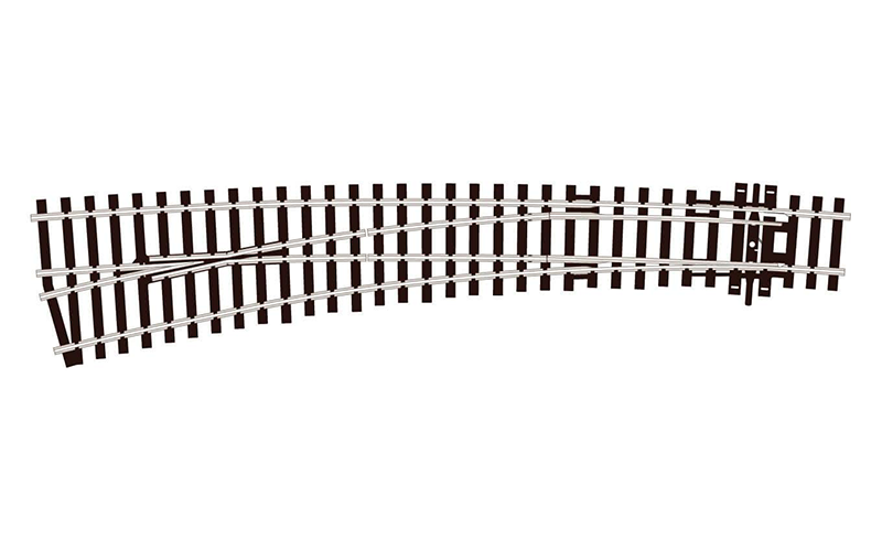 Peco Streamline SL-87 Left Hand Curved Turnout Large Radius Code 100 OO/HO Scale