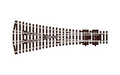Peco Streamline SL-99 3 Way Turnout Medium Radius Code 100 OO/HO Scale
