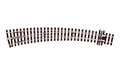 Peco Streamline SL-E1487 Left Hand Curved Turnout Large Radius Code 75 OO/HO Scale
